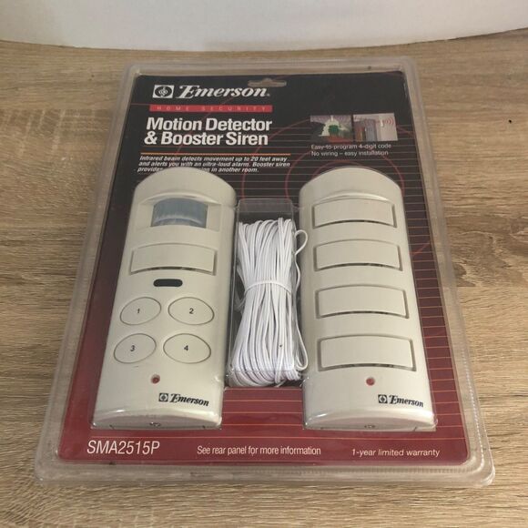 Emerson Motion Detector & Booster Siren NEW SEALED SMA2515P Home Security System - Picture 4 of 4